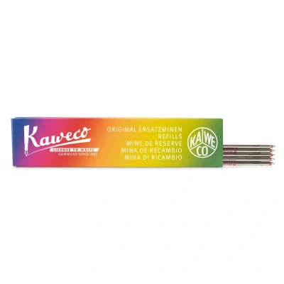 Image of Kaweco D1 Ballpoint Pen Refills 1.0 mm Red Pack of 5 Pieces Refill for Ball Sport und Liliput Series (Medium) in Colour