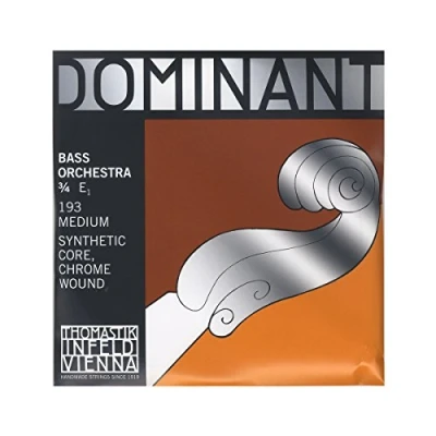Image of Dominant Strings 193 3/4 Chrome Wound Double Bass E String