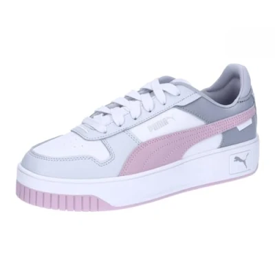 Image of Puma Women Carina Street Sneakers, White Grape Mist Silver, 5.5 UK