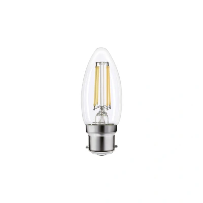 Image of Integral B22 Non Dimmable Omni Filament Candle LED Bulb 4.2W 4000K