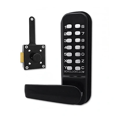 Image of BORG LOCKS BL4409 Wooden Gate Digital Lock With Slam Latch