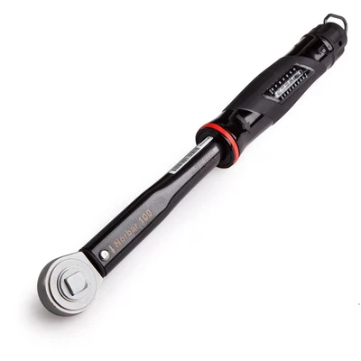 Image of Norbar NorTorque 100 Adjustable Dual Scale Ratchet Torque Wrench 1/ Silver