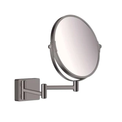 Image of hansgrohe AddStoris Shaving mirror, brushed black chrome, 41791340