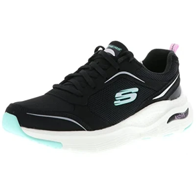 Image of Skechers Women&#039;s Arch Fit Gentle Stride Sneaker, Black, 6 UK