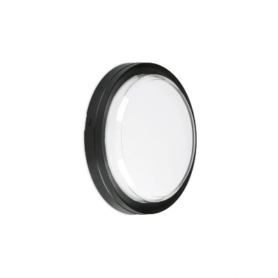 Image of Enlite 15W CCT Switchable Round LED Bulkhead Black