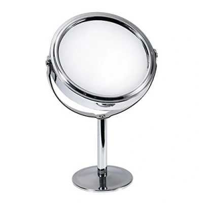 Image of Frcolor Small Makeup Mirror Double Sided Magnifying Portable Table (3.7in diameter)