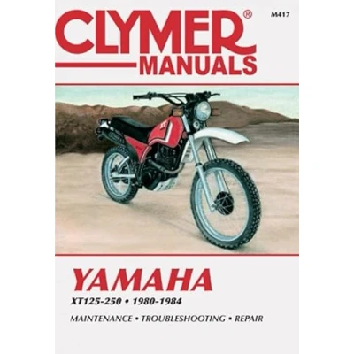 Image of Yamaha XT125 250 Motorcycle (1980 1984) Service Repair Manual (Paperback)