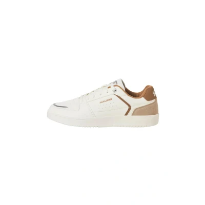 Image of JACK &amp; JONES Men&#039;s Jfwealing Pu Sneaker Noos, Marshmallow, 6 UK