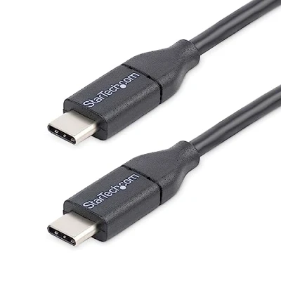 Image of StarTech.com 0.5m USB C Cable 2.0 M/M Charger Type Short (USB2CC50CM)