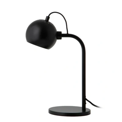 Image of FRANDSEN Ball Single table lamp, black