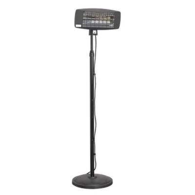 Image of Sealey Infrared Quartz Patio Heater 2000W/230V with Telescopic Floor Stand