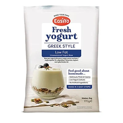 Image of Easiyo Low Fat Greek Yoghurt Mix 170g (Pack of 6)