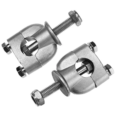 Image of 2pcs Motorcycle Dirt Bike ATV Handlebar Riser Mount Clamps 22mm 7/8&quot;