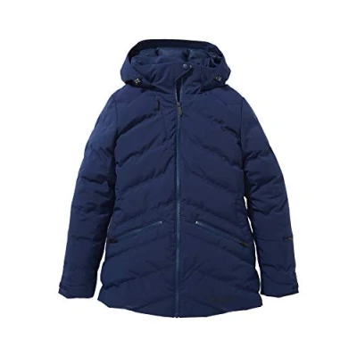 Image of Marmot Wm&#039;s Val D&#039;sere Jacket Down Ski Jacket, Warm Insulated Snowboard Wear, Waterproof Padded Snow Breathable Overcoat Arctic Navy/Arctic Navy, Small