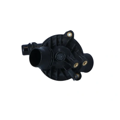 Image of 11537550172 Engine thermostat NRF 725004 97C with housing BMW: X5, X6