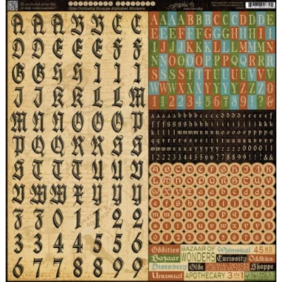 Image of Graphic 45 Alphabet Stickers