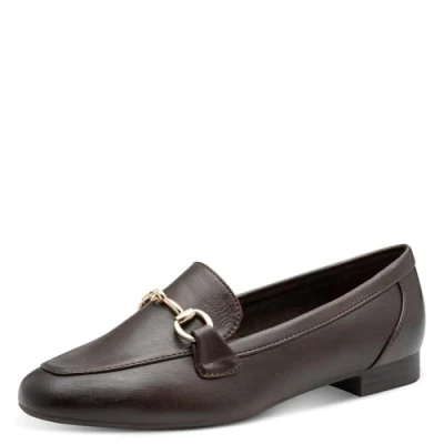 Image of MARCO TOZZI Women&#039;s Slipper 2 24213 41 Loafer, Coffee, 5 UK