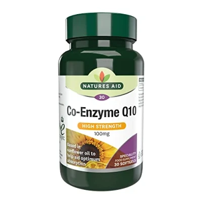 Image of Natures Aid Co Q 10 100mg Capsules 1 x 30s