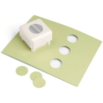 Image of Martha Stewart Crafts Punch All Over The Page Pinking Circle, Multi Colour