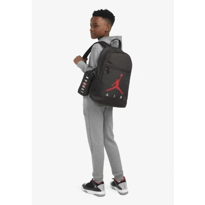 Image of Jordan AIR School Backpack WITH Pencil case Unisex SET for kids, Size: One Size, Black