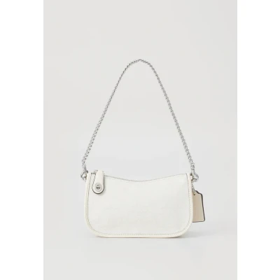 Image of Coach Originals Signature Swinger WITH Chain Handbag, Women&#039;s, Size: One Size, Cloud chalk