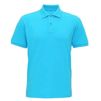 Image of Asquith &amp; Fox Mens Super Smooth Knit Polo Shirt (Turquoise) Size 2XL