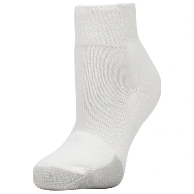 Image of Thorlos Women&#039;s TMX Max Cushion Ankle Tennis Socks, White (3 Pairs), M (Pack of 3)