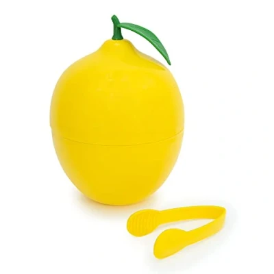 Image of CECOA Ice Bucket Lemon Yellow + Tongs