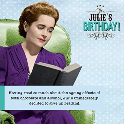 Image of Birthday Card for Her, Funny Happy Women, Greetings Card, Cards Her