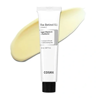 Image of COSRX The Retinol 0.1 Cream 20ml / 0.67 fl.oz. Anti aging for Face, Reduce Wrinkles, Fine Lines, and Signs of Aging, Gentle Skin Care Day Night,Korean Skincare