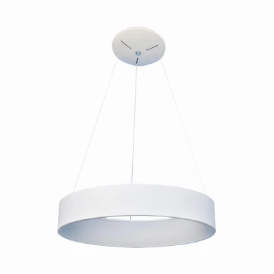 Image of Carla Dimmable LED 60cm Cylindrical Pendant Ceiling Light White 2700 6000K Remote Control
