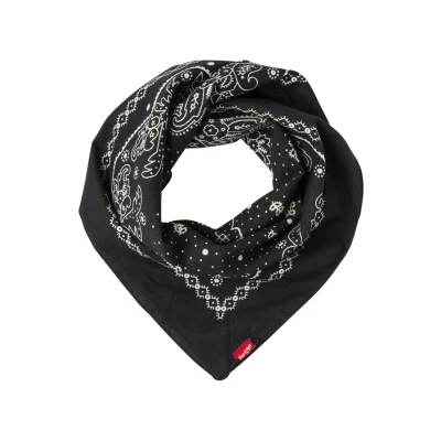 Image of Levi&#039;s Paisley Bandana Foulard, Size: One Size, Regular black