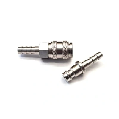 Image of Rectus 21 Type Quick Connector SET with 6mm Hosetail used on Water Fed Pole Systems