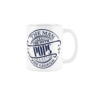 Image of Fathers Day Gift Mug The Man, Myth, Legend Pops Present Coffee/Tea