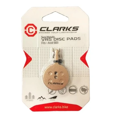 Image of Clarks Cycle Systems Disc Brake Pads, Compatible with Avid BB5, CMD 17, 17R, Semi Metallic Pad Compound