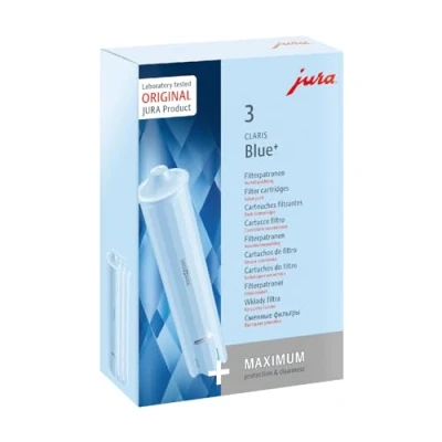 Image of JURA Blue 24231 Claris Filter Cartridge Set of 3, Plastic