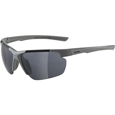 Image of ALPINA Unisex Adult, DEFEY HR sports glasses, moon grey matt, One Size
