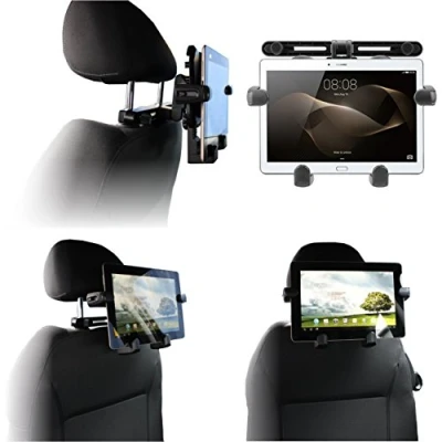 Image of Navitech In Car Portable Tablet Head Rest/Headrest Mount/Holder Compatible With The Dragon Touch V10 10 inch GPS Android