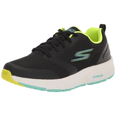 Image of Skechers GOrun Consistent Women&#039;s Running Shoes AW22 Black Lime