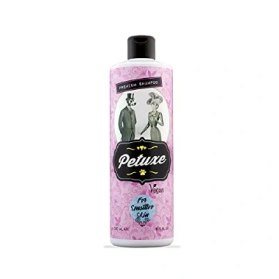 Image of Petuxe Zero% Vegan Shampoo for Pets with Sensitive Skin, Dog and Cats Shampoo, Sulfate Free, Silicone Salt All Breed 500ml