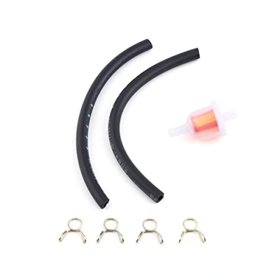 Image of Keenso Fuel Filter Kit, 1 Set Universal Oil with Inline Hose and Tubing Clips Gas Kit Auto Tuning