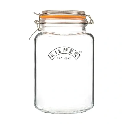 Image of Kilner Clip Top Square Jar 3 Litre
