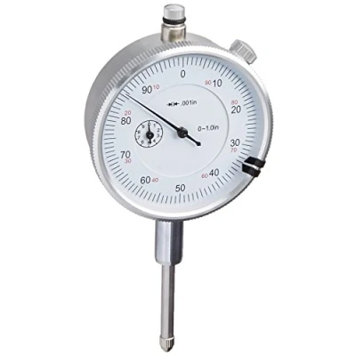 Image of Triton 1 Inch Dial Indicator 0.001 Graduation Travel Lug Back White Face