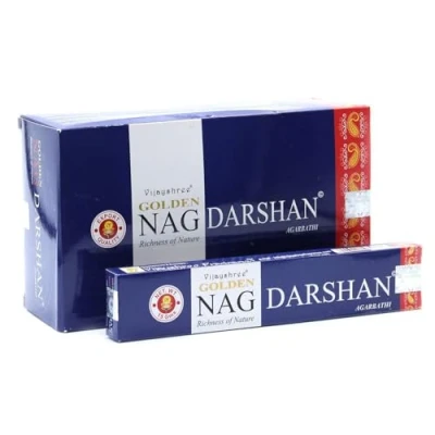Image of Ancient Wisdom 15g Golden Nag Darshan Incense