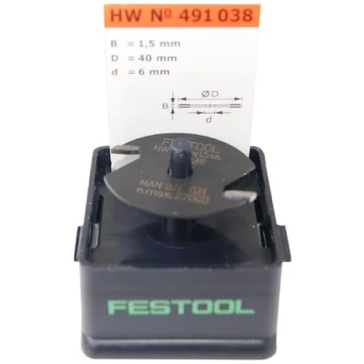 Image of Festool Fresa de Disco para ranurar HW D40x1,5