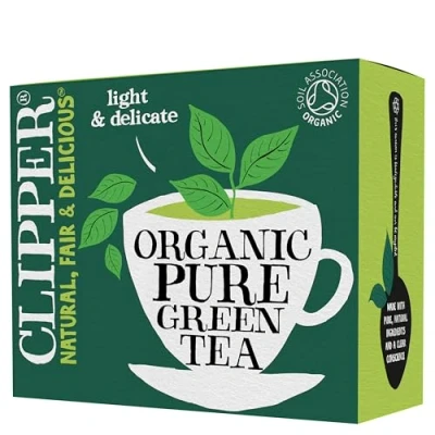 Image of (2 Pack) Clipper Pure Green Tea 80 Bag 2 PACK BUNDLE