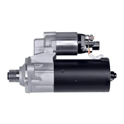 Image of 02E911024A, 02E911024AX Starter motor HELLA 8EA 011 611 531 12V 2kW 11 79mm VOLKSWAGEN: Transporter 5, Caddy 3, Passat B6 Variant