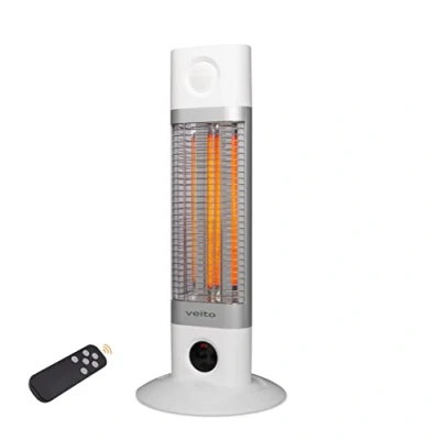 Image of Veito CH1200RT Free Standing Carbon Infrared Heater, White