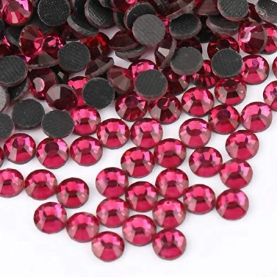 Image of Crystal Hotfix Rhinestone,Machine Cut Stone 1440pcs/pkg (Fuchsia,SS20/5mm)