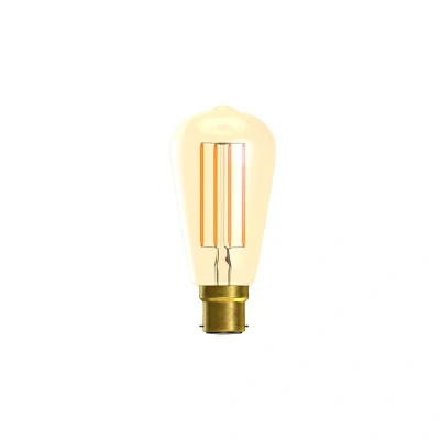 Image of Squirrel Cage Dimmable LED Vintage Bulb 3.3W B22 2200K Bell Lighting
